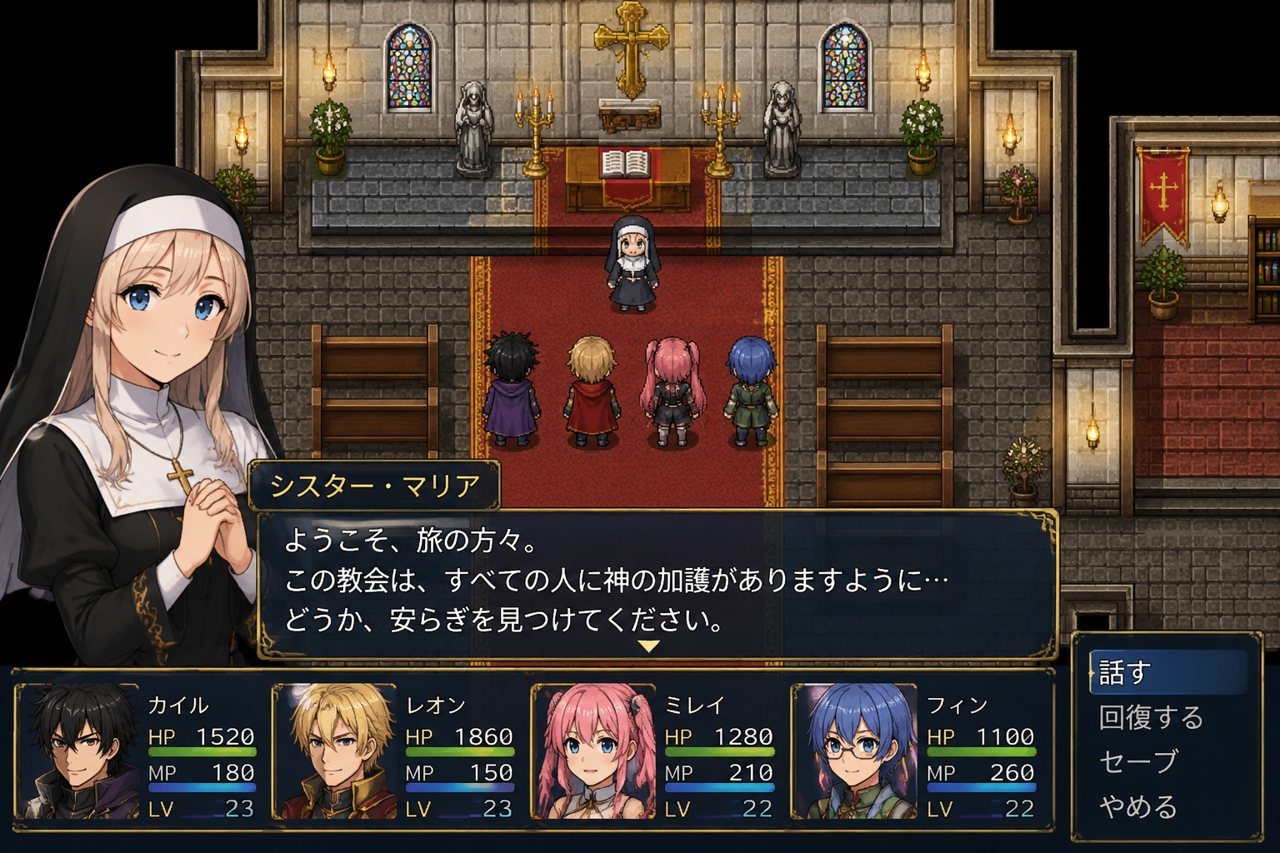 邪恶勇者一行 日式RPG 实机截图 8