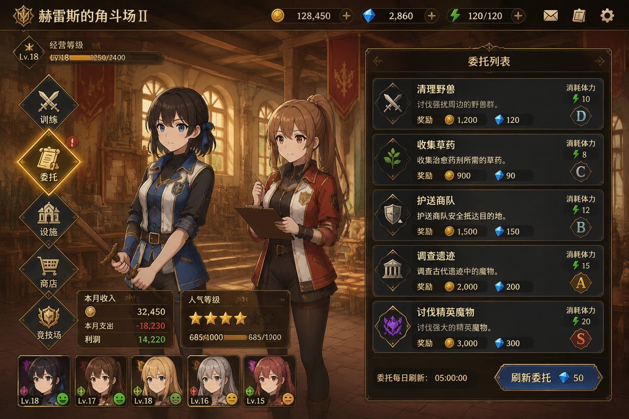 赫雷斯的角斗场Ⅱ 场景演出 演示图 1