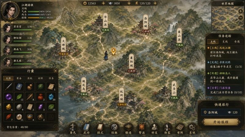 金庸群侠传5爱与死仙狐MOD六周年 资源内容 玩法截图 8